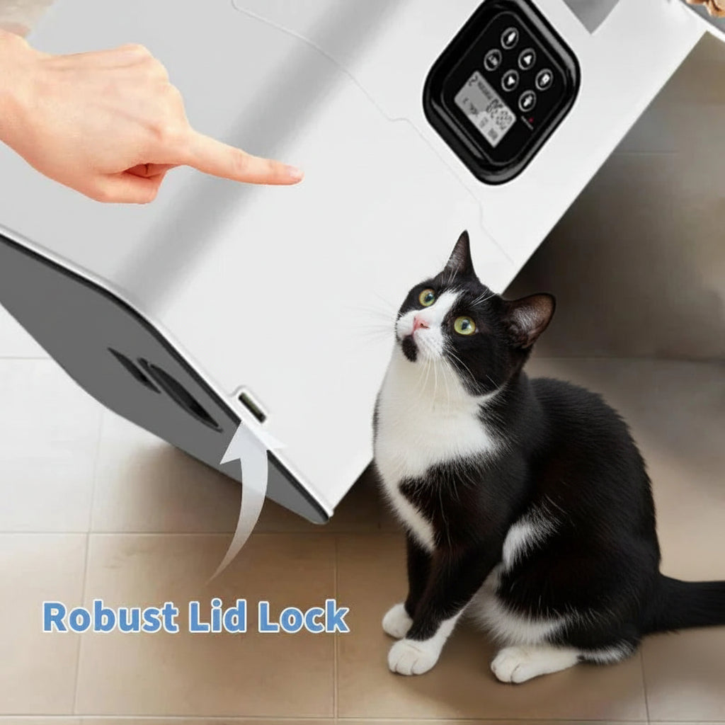 Wifi-Enabled Smart Pet Feeder - App Control & Remote Feeding