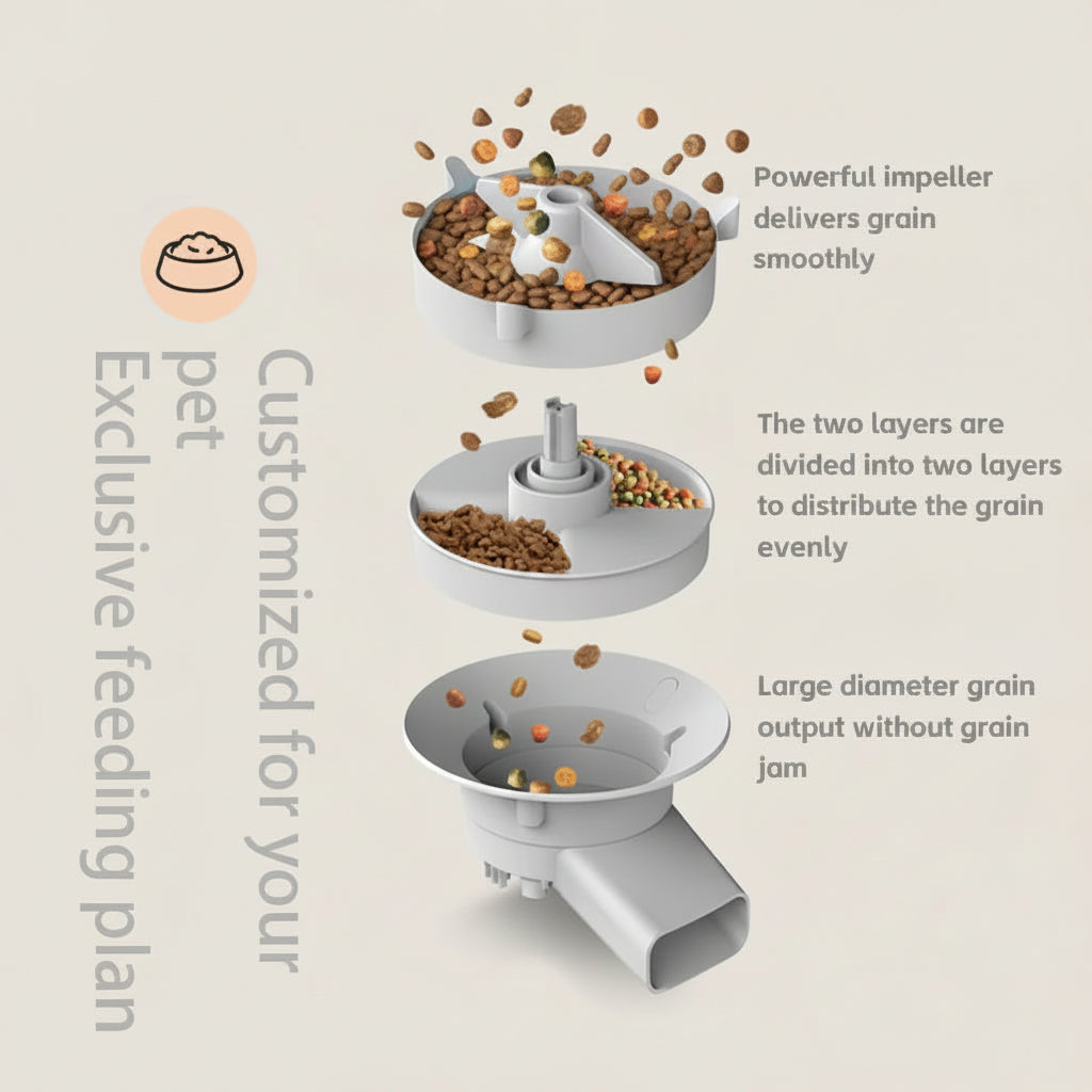 5L Smart Automatic Feeder - Single/Double Bowl