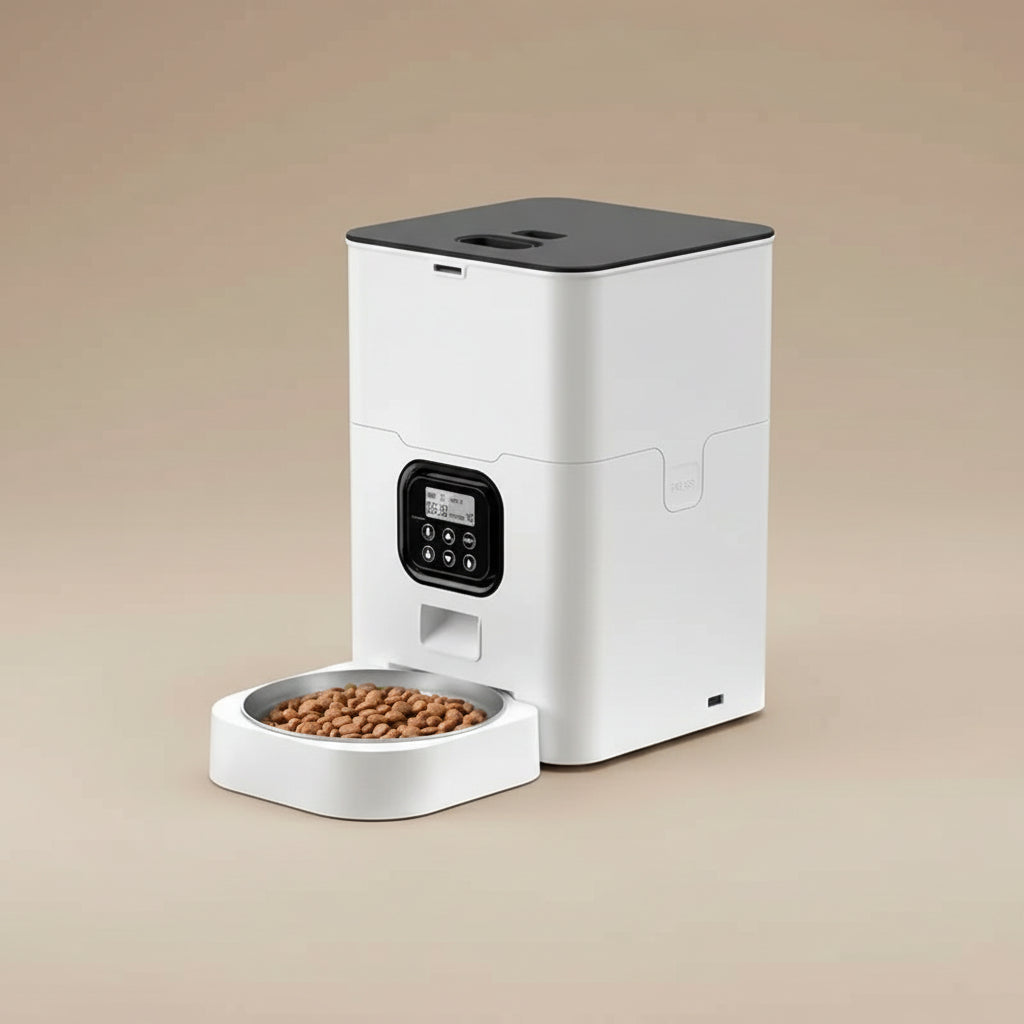 Wifi-Enabled Smart Pet Feeder - App Control & Remote Feeding